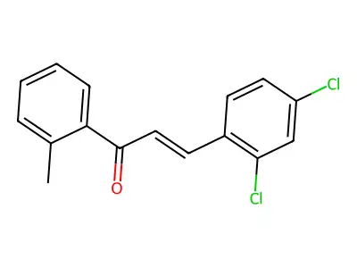 3-(2,4-Dichlorophenyl)-1-(o-tolyl)prop-2-en-1-one structure
