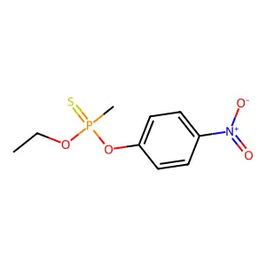 Ethoxy-methyl-(4-nitrophenoxy)-sulfanylidene-phosphorane structure