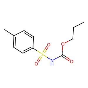 propyl N-(4-methylphenyl)sulfonylcarbamate structure