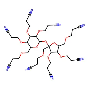 CYANOETHYL SUCROSE structure