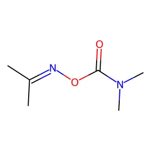 (propan-2-ylideneamino) N,N-dimethylcarbamate structure