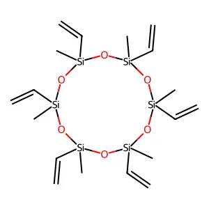 1,3,5,7,9,11-Hexamethyl-1,3,5,7,9,11-hexavinylcyclohexasiloxane structure