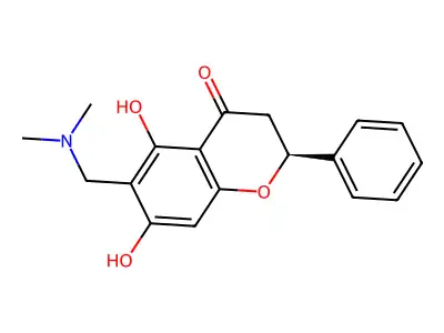 6-Dimethylaminomethyl pinocembrin structure
