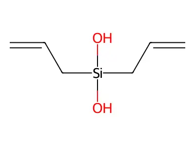 Diallylsilandiol structure