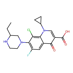 Quinolone der. structure
