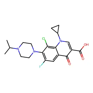 Quinolone der. structure