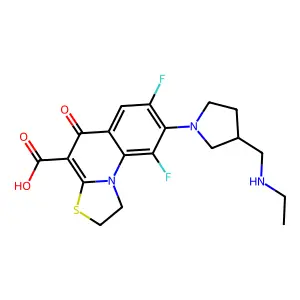 Quinolone der. structure