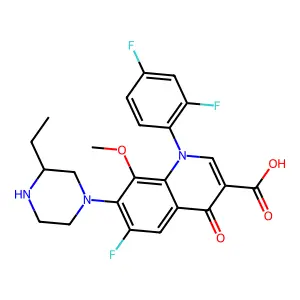 Quinolone der. structure