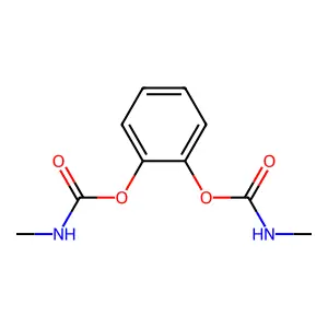邻苯二酚双(甲基氨基甲酸酯) structure