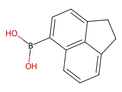 Acenaphthene-5-boronic acid structure