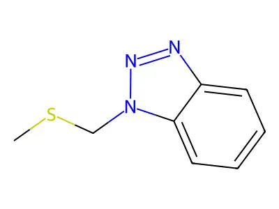 1-(Methylsulfanylmethyl)benzotriazole structure