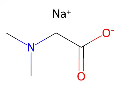 Sodium N,N-dimethylglycinate structure