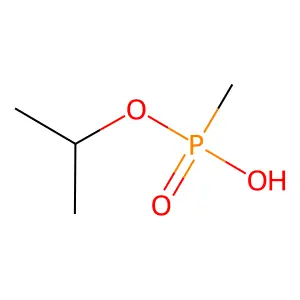 Isopropyl methylphosphonate structure