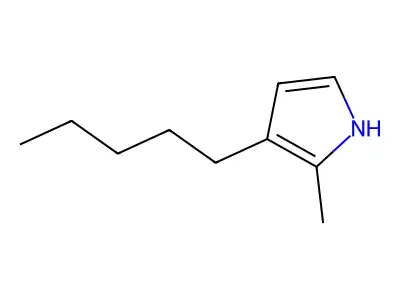 2-Methyl-3-amylpyrrole structure