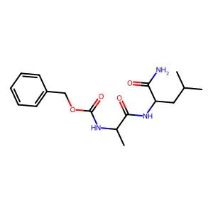 N-[(Benzyloxy)carbonyl]alanylleucinamide structure