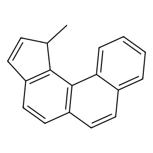 1-Methyl-1H-cyclopenta(c)phenanthrene structure