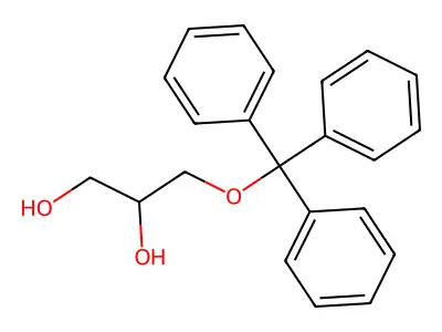 3-Trityloxypropane-1,2-diol structure