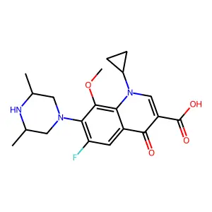 Quinolone der. structure