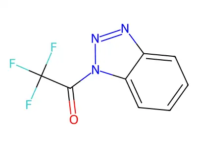 1-(trifluoroacetyl)-1H-benzotriazole structure
