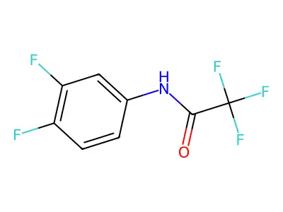 N-(3,4-difluorophenyl)-2,2,2-trifluoroacetamide structure