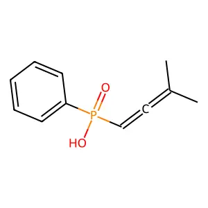3-Methylbuta-1,2-dienyl(phenyl)phosphinic acid structure