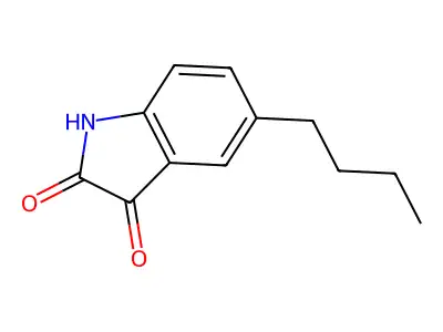 5-Butylisatin structure