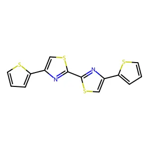 4-Thiophen-2-yl-2-(4-thiophen-2-yl-1,3-thiazol-2-yl)-1,3-thiazole structure