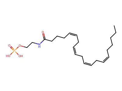 Anandamide 0-phosphate structure