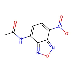 4-Acetamido-7-nitrobenzofurazan structure