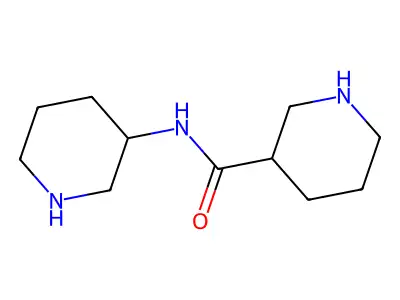 N-(piperidin-3-yl)piperidine-3-carboxamide dihydrochloride structure