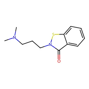 2-(3-(Dimethylamino)propyl)-1,2-benzisothiazol-3(2H)-one structure