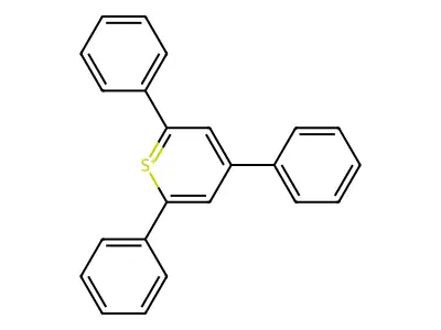 2,4,6-Triphenylthiopyrylium structure