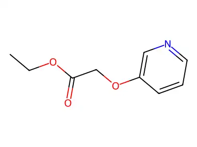 Ethyl 2-(pyridin-3-yloxy)acetate structure