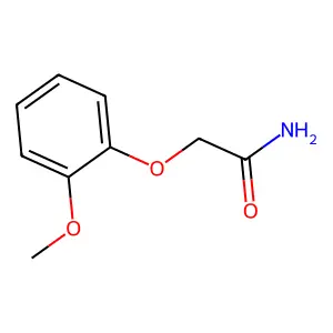 2-(2-Methoxyphenoxy)acetamide structure