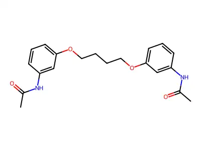 Acetamide, N,N'-[1,4-butanediylbis(oxy-3,1-phenylene)]bis- structure