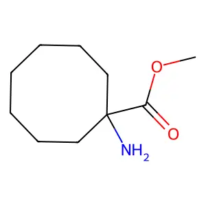 Methyl 1-amino-1-cyclooctanecarboxylate structure