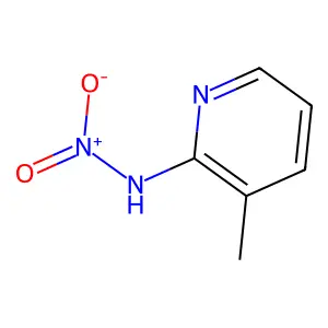 2-Pyridinamine, 3-methyl-N-nitro- structure