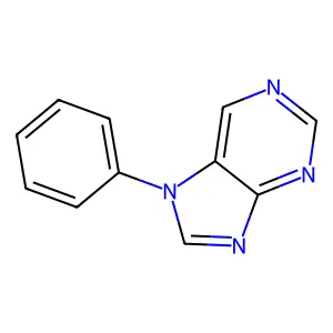 7-phenyl-7H-purine structure
