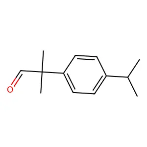 2-Methyl-2-[4-(propan-2-yl)phenyl]propanal structure