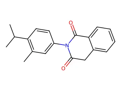 2-(4-isopropyl-3-methylphenyl)-1,3(2H,4H)-isoquinolinedione structure
