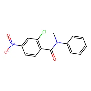 2-chloro-N-methyl-4-nitro-N-phenylbenzamide structure