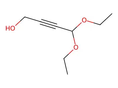 4,4-Diethoxybut-2-yn-1-ol structure