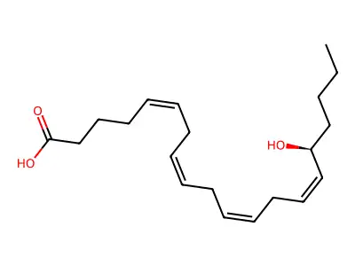 16-羟基-5,8,11,14-二十碳四烯酸 structure