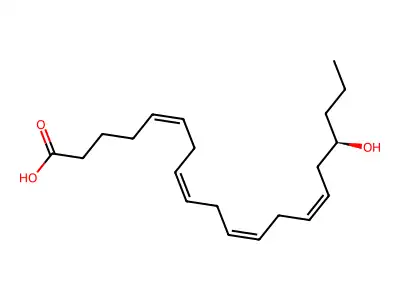 17-羟基二十碳-5,8,11,14-四烯酸 structure