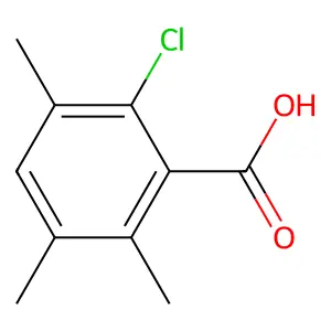 2-氯-3,5,6-三甲基苯甲酸 structure