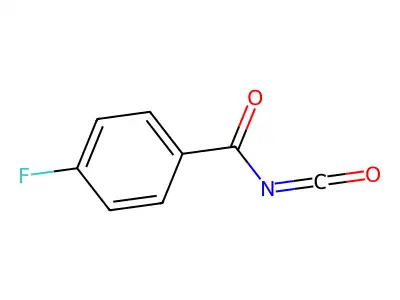 4-Fluorobenzoyl isocyanate structure