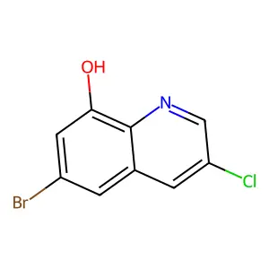 6-Bromo-3-chloroquinolin-8-ol structure
