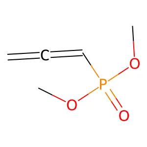 Phosphonic acid, (propadienyl)-, dimethyl ester structure