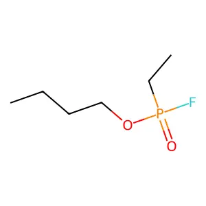 Butyl ethylphosphonofluoridate structure