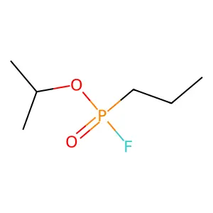 Isopropyl propylphosphonofluoridoate structure